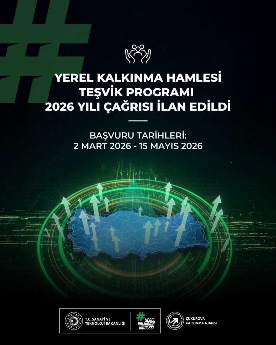 Yerel Kalkınma Hamlesi Teşvik Programı 2026 Yılı Başvuru Dönemi Başlıyor!